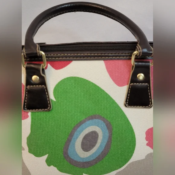 Victoria Secret Floral Canvas Handbag - Picture 4 of 8